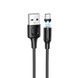 Кабель BOROFONE BX41 USB to Type-C 2.4A, 1m, PVC, PVC connectors, magnetic, Black 6931474738462 фото 1