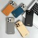 Накладка Leather Aromatherapy Metal Magnetic для iPhone 13 Pro Max Blue 207-00419 фото 7