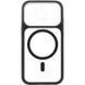 Чехол TPU+PC GETMAN Moon Clear with MagSafe для Apple iPhone 14 Pro (6.1") Black 656-08437 фото 3
