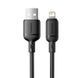 Дата кабель Baseus Silky Series OS Fast Charging USB to Lightning 2.4A (2m) (P1037770) Cluster Black ILSO-00000076495-1 фото 1