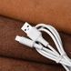 Кабель HOCO X25 USB to iP 2A, 1m, PVC, PVC connectors, White 6957531080114 фото 4