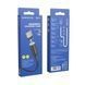 Кабель BOROFONE BX41 USB to Type-C 2.4A, 1m, PVC, PVC connectors, magnetic, Black 6931474738462 фото 2