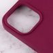 Силиконовый чехол для iPhone 14 Pro Max Maroon 666-00907 фото 4