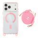 Чехол TPU+PC LanyardCase with MagSafe для iPhone 17 Pro Pink 2020000499909 фото 1