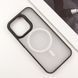 TPU+PC чохол Blueo Skin Friendly Frosted with MagSafe для Apple iPhone 15 Pro Max (6.7") Black 777-07920 фото 5