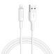 Кабель HOCO X25 USB to iP 2A, 1m, PVC, PVC connectors, White 6957531080114 фото 2