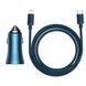 АЗУ Baseus Golden Contactor Pro 40W USB + Type-C + Cable Type-C to Lightning (1m) Blue TZCCJD-03 фото 8