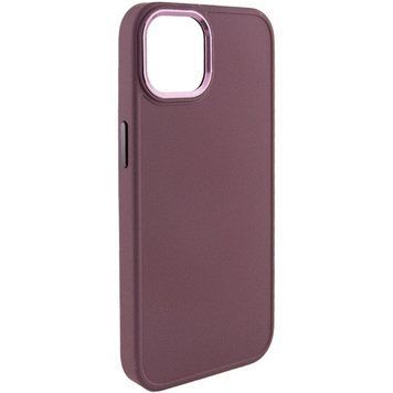 Чехол TPU Bonbon Metal Style для Apple iPhone 12 Pro / 12 (6.1") Plum 208-06137 фото
