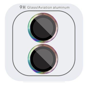 Защитное стекло Metal Classic на камеру для Apple iPhone 16 (6.1") / 16 Plus (6.7") Rainbow 204-00451 фото