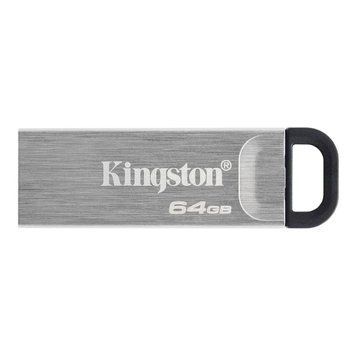Флеш-накопитель Kingston USB 3.2 DT Kyson 64GB Silver/Black DTKN/64GB фото