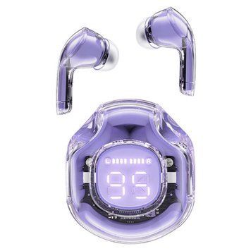 Наушники ACEFAST T8 Crystal color (2) bluetooth earbuds Alfalfa Purple 656-00839 фото