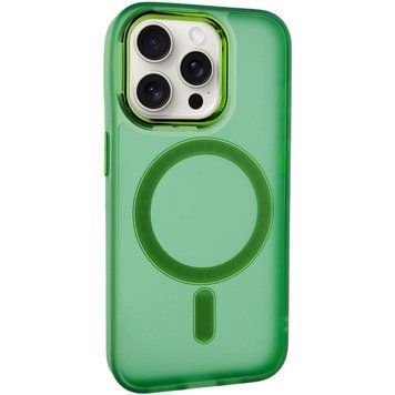 Чехол TPU+PC Lily with MagSafe для Apple iPhone 12 Pro / 12 (6.1") Army Green 214-03638 фото