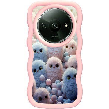 Чехол TPU Cloudy Pictures для Xiaomi Redmi A3 / Poco C61 4G Owls 555-01244 фото