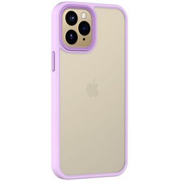 TPU+PC чехол Metal Buttons для Apple iPhone 11 Pro Max (6.5") Сиреневый 777-08336 фото