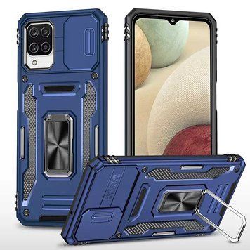 Ударостійкий чохол Camshield Army Ring для Samsung Galaxy M53 5G Navy Blue 777-05144 фото