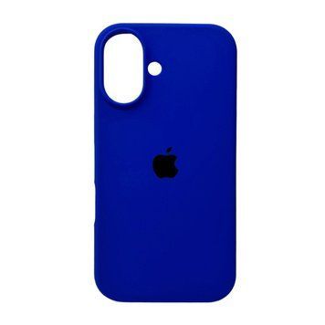 Силиконовый чехол для iPhone 16 Shiny Blue 666-01185 фото