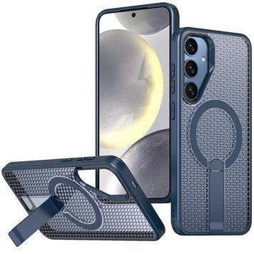 Чохол TPU Breeze with MagSafe stand для Samsung Galaxy S24 FE Blue 777-08714 фото