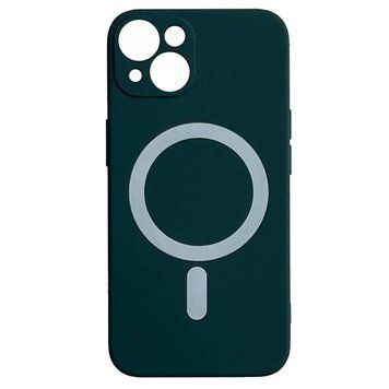 Силиконовый чехол с MagSafe для iPhone 13 Темно-зеленый 214-00052 фото