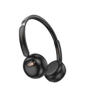 Бездротові накладні навушники HOCO W62 Verso retro BT headphones Black 656-03823 фото