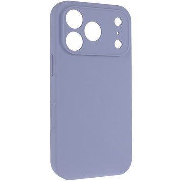 Силиконовый чехол Silk Full Camera Protective для Apple iPhone 17 Pro (6.3") Lavender Gray 777-09941 фото