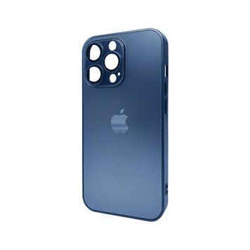 Чохол для смартфона AG Glass Matt Frame Color для iPhone 11 Pro Max Navy Blue 666-00548 фото