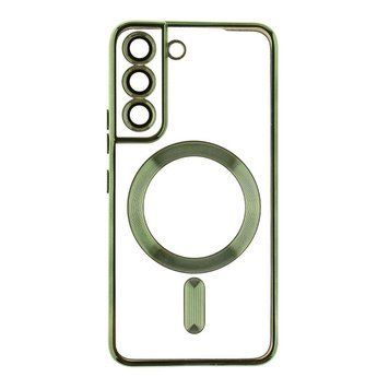 Чохол Wave TPU Metallic with Magsafe для Samsung Galaxy S22 (S901) Green 555-00222 фото
