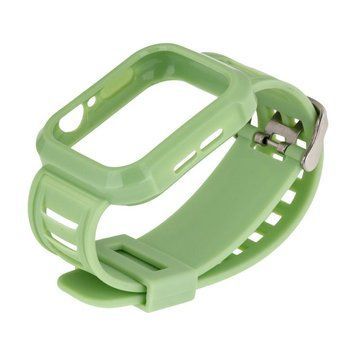 Ремешок для Apple Watch Band Silicone Shine + Protect Case 44mm Light Green 212-01127 фото