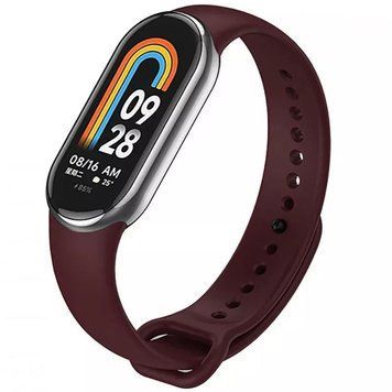 Силіконовий ремінець для Xiaomi Mi Band 8/9/10 Plum 212-01340 фото