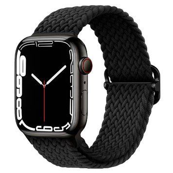 Плетений ремінець WB-03 для Apple Watch 42/44/45/49 mm Black 212-00706 фото