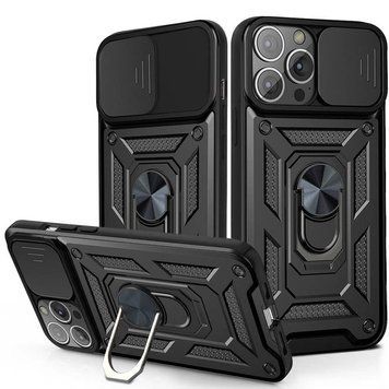 Ударопрочный чехол Camshield Serge Ring для Apple iPhone 12 Pro / 12 (6.1") Black 208-05560 фото