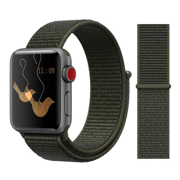 Нейлоновий ремінець для Apple Watch 38/40/41 mm Cargo Khaki 212-00090 фото