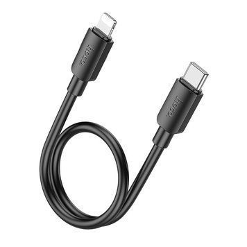 Кабель HOCO X96 Hyper PD charging data cable iP (L=0.25M) Black 6942007609364 фото