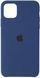 Силиконовый чехол для iPhone 11 Pro Max Navy Blue 208-00291 фото 2