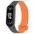Ремінець Dual-color Magnetic для Xiaomi Mi Band 7/6/5/4/3 Gray / Orange 212-01642 фото