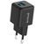 Сетевое зарядное устройство Proove Pocket GaN Plus 25W (Type-C + USB) black 656-02619 фото