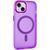 Чехол TPU+PC Lily with MagSafe для Apple iPhone 15 (6.1") Purple 214-03588 фото