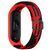 Ремінець для Xiaomi Mi Band 3/4/5/6/7 Elastic Adjustment Red/Black 212-02474 фото
