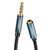 Аудіокабель UGREEN AV118 3.5mm Male to 3.5mm Female, nylon braid, 2m Black UGR-40675 фото