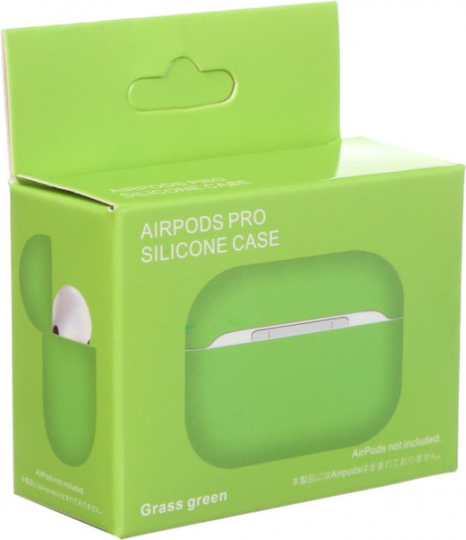 Силіконовий чохол для навушників AirPods Pro Green 203-00049 фото