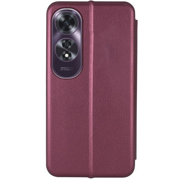 Шкіряний чохол-книжка Classy для Oppo A60 4G Maroon 777-05344 фото