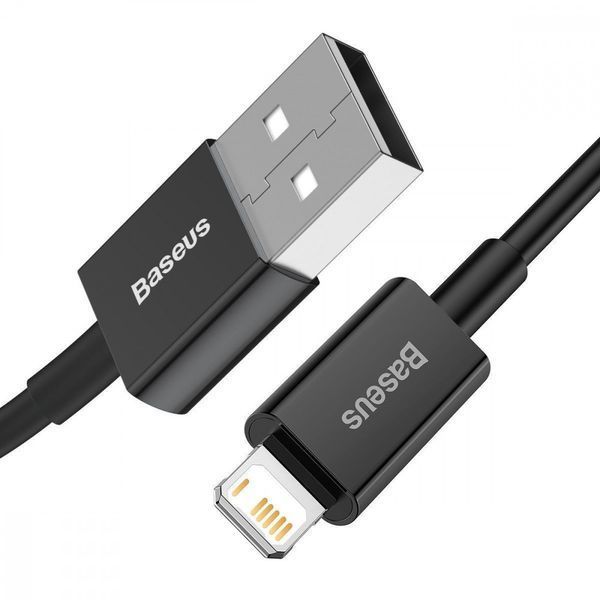 Кабель Baseus Superior Series Fast Charging Lightning 2.4A (2m) Black CALYS-C01 фото