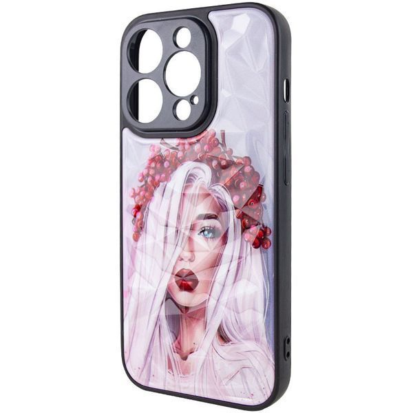 TPU+PC чехол Prisma Ladies для Apple iPhone 14 Pro Max (6.7") Ukrainian Girl 208-06036 фото