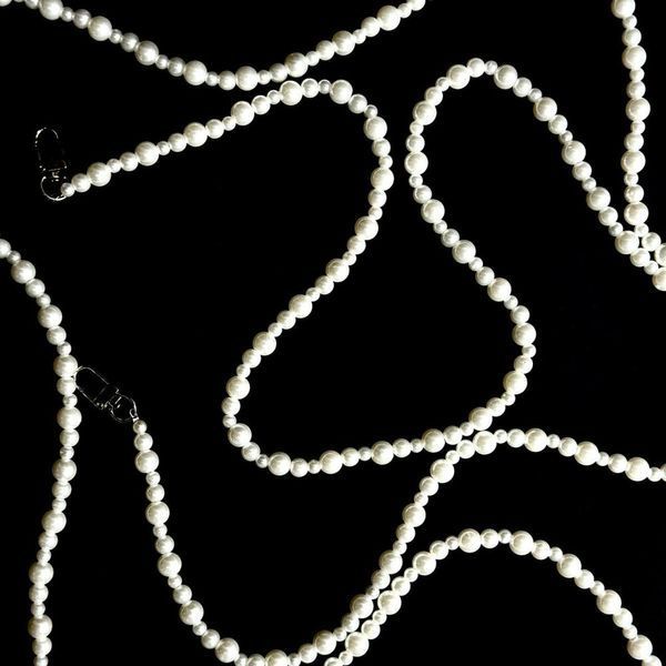 Ремешок Жемчужина MIX для телефона 120см White 555-04409 фото