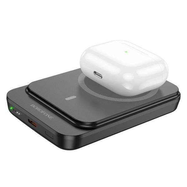 Power Bank Borofone BJ63A Nimble PD20W magnetic 10000mAh Чорний 656-03274 фото