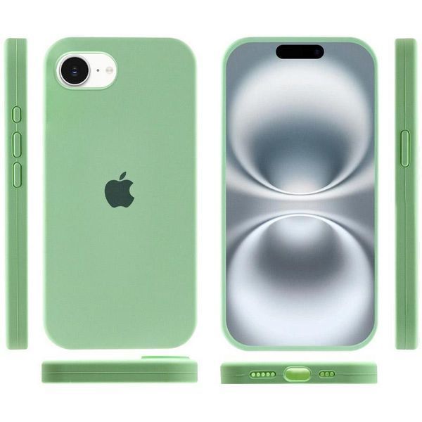 Чехол Silicone Case Full Protective для Apple iPhone 16e\17e (6.1") Pistachio 555-04060 фото