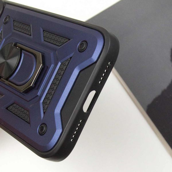 Ударопрочный чехол Camshield Serge Ring для Apple iPhone 12 Pro Max (6.7") Blue 208-05557 фото