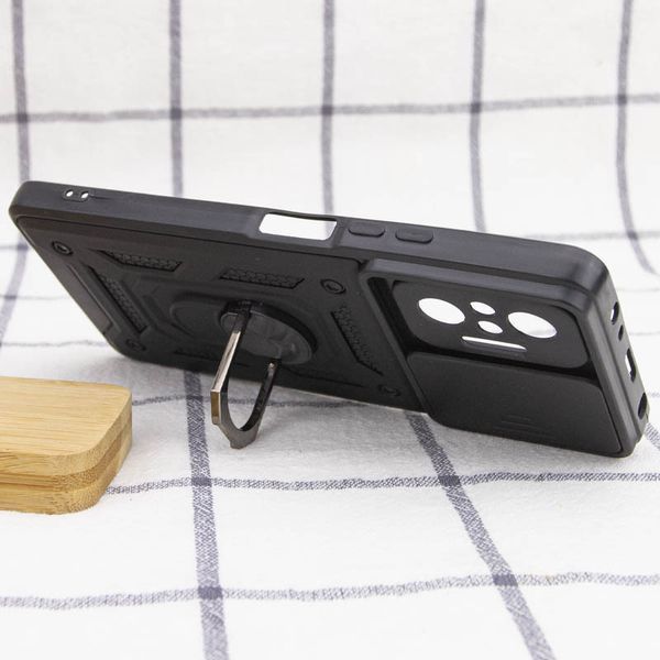 Ударопрочный чехол Camshield Serge Ring для Xiaomi Redmi Note 10 Pro / 10 Pro Max Black 777-04657 фото