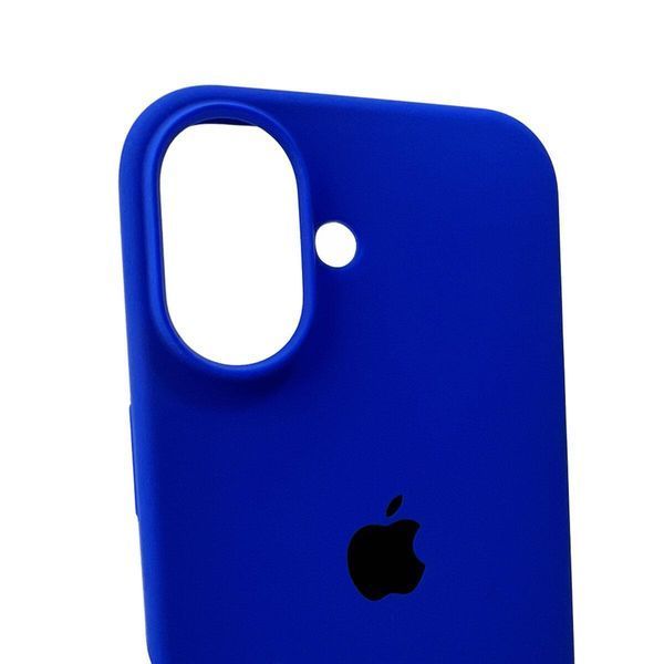 Силиконовый чехол для iPhone 16 Shiny Blue 666-01185 фото