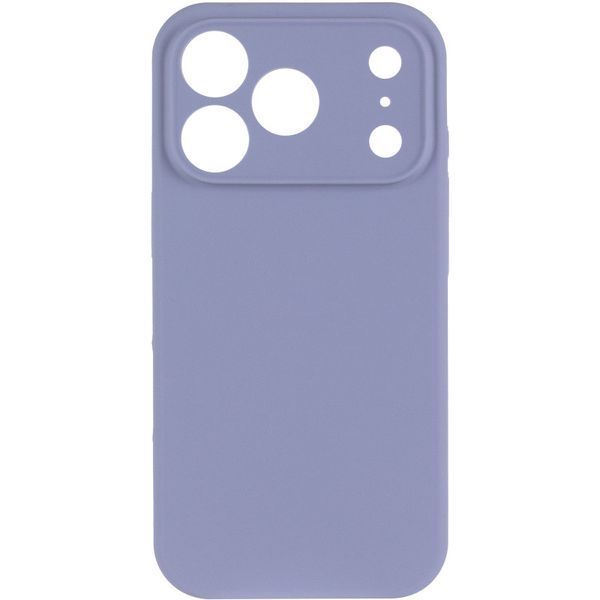Силиконовый чехол Silk Full Camera Protective для Apple iPhone 17 Pro (6.3") Lavender Gray 777-09941 фото
