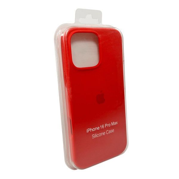Силіконовий чохол для iPhone 16 Pro Max Red 666-01289 фото